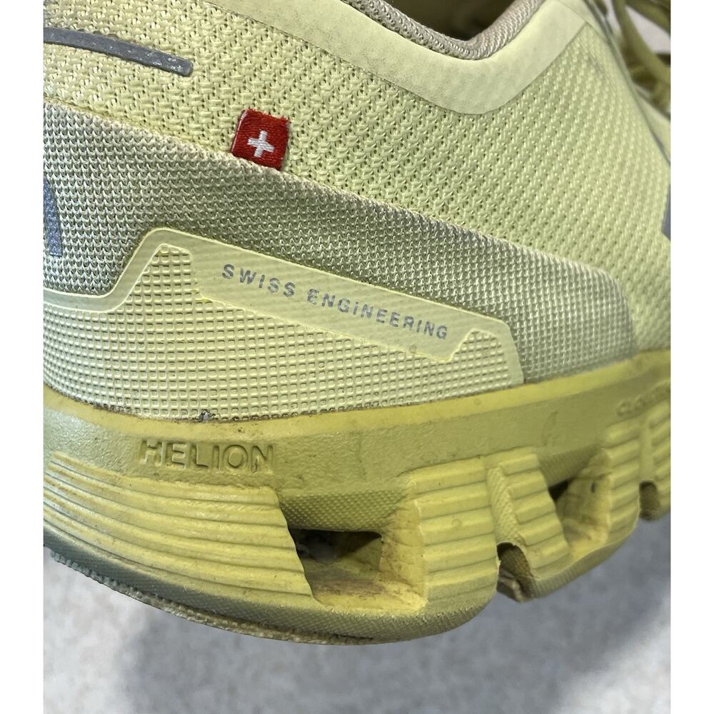 On Cloud Running Helion CloudTec Women’s Size 10 Neon Yellow Sneakers Shoes - Picture 10 of 12
